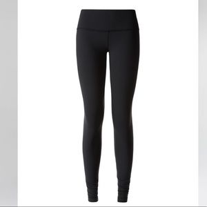 Lululemom black Wunder Under Pant